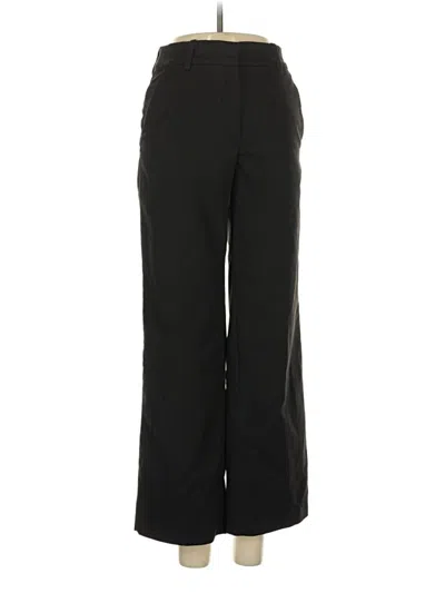 Pre-owned H&m Dress Pants In Black