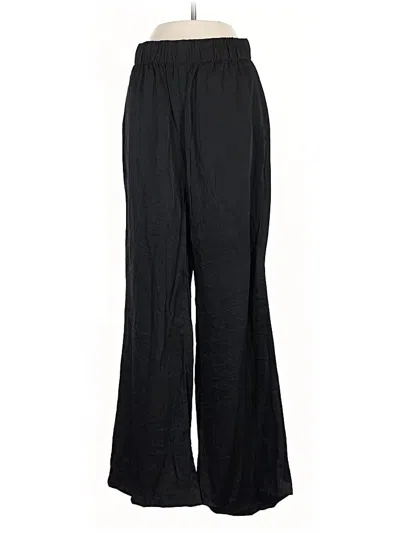 Pre-owned H&m Dress Pants In Black