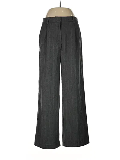 Pre-owned H&m Dress Pants In Gray