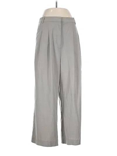 Pre-owned H&m Dress Pants In Gray