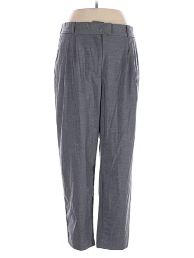Pre-owned H&m Dress Pants In Gray