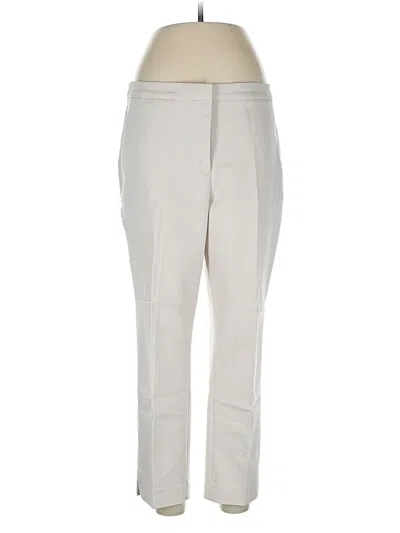 Pre-owned H&m Dress Pants In Ivory