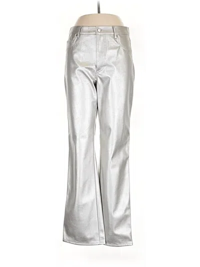 H&m Dress Pants In Silver