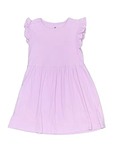 Pre-owned H&m Kids' Dress In Purple
