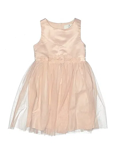 Pre-owned H&m Kids' Dress In Tan