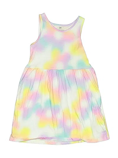 Pre-owned H&m Kids' Dress In White