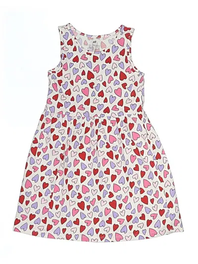 Pre-owned H&m Kids' Dress In White