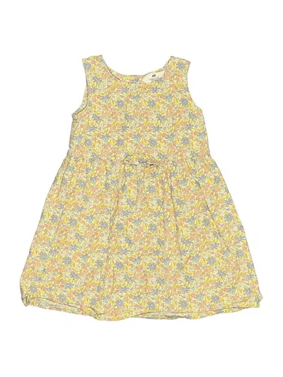 Pre-owned H&m Kids' Dress In Yellow