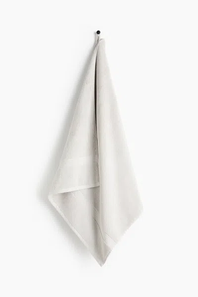 H&m Egyptian Cotton Bath Towel In Gray