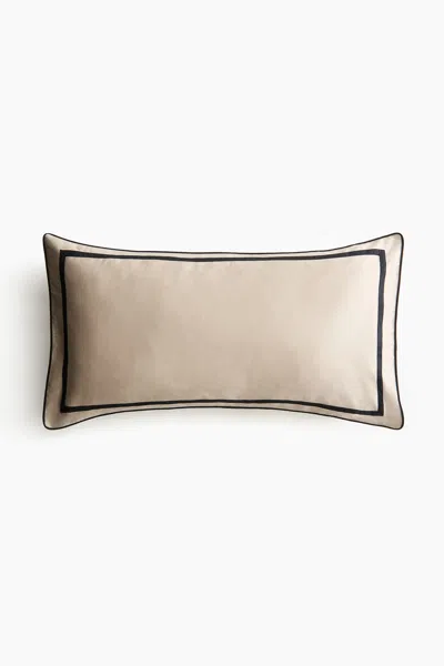 H&m Egyptian Cotton Pillowcase In Brown