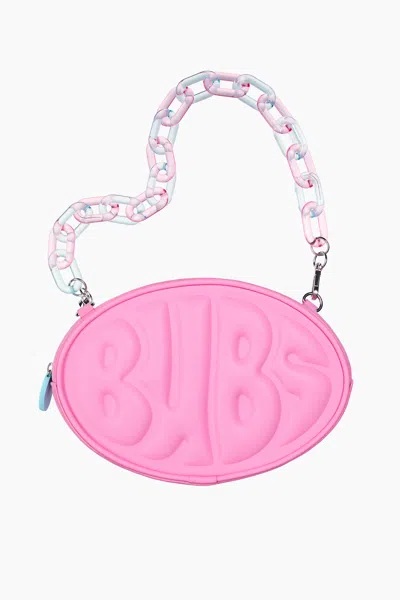 H&m Embossed Makeup Bag In Pink