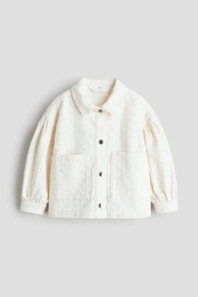 H&m Kids'  Embroidered Twill Jacket In Multi