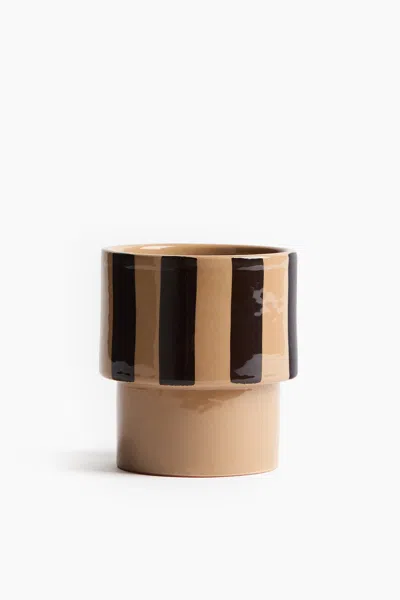 H&m Extra-small Terracotta Plant Pot In Brown