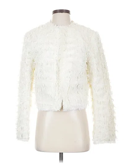 H&m Faux Fur Jacket In White