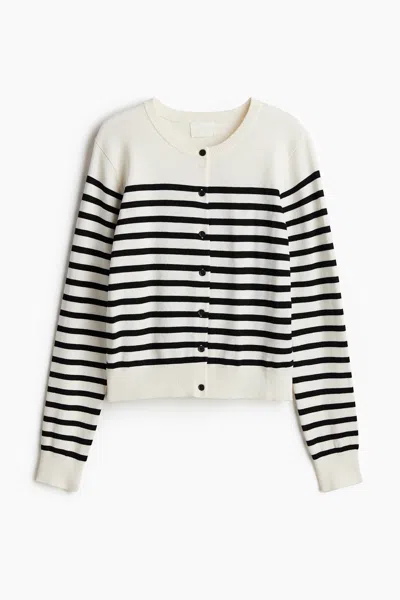 H&m Fine-knit Cardigan In Multi