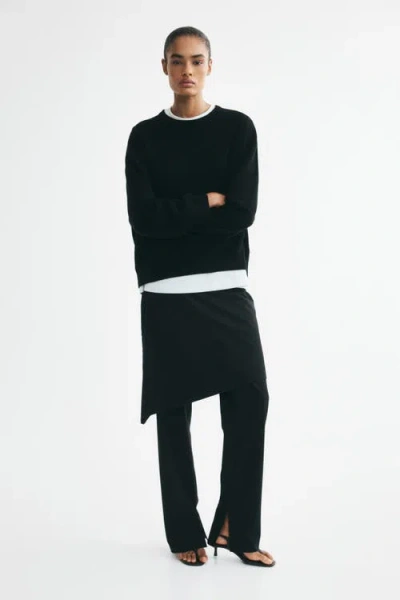 H&m Fine-knit Cashmere Sweater In Black