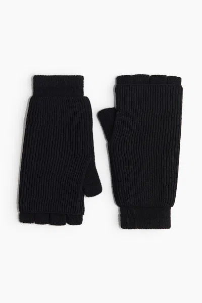 H&m Fingerless Gloves In Red