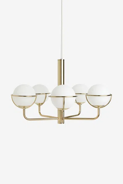H&m Five-arm Chandelier In Gold
