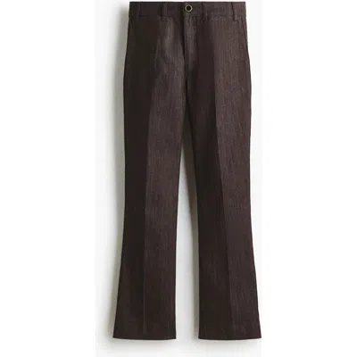 H&m Flared High Ankle Jeans In Blue