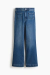 H&m Flared High Jeans In Blue