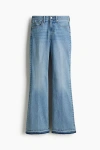 H&m Flared High Jeans In Blue