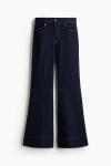 H&m High Flared Jeans In Blue