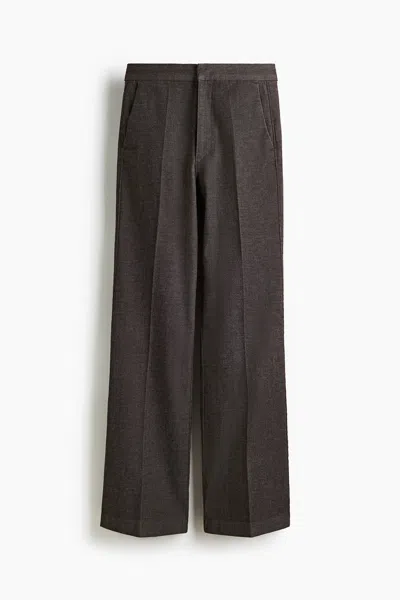 H&m Flared High Jeans In Brown