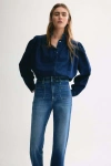 H&m Flared High Jeans In Blue