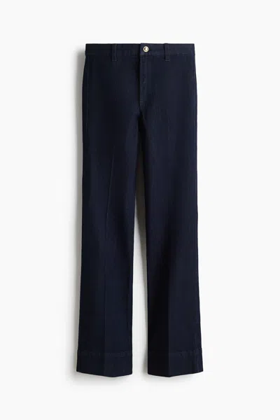 H&m Flared High Jeans In Blue