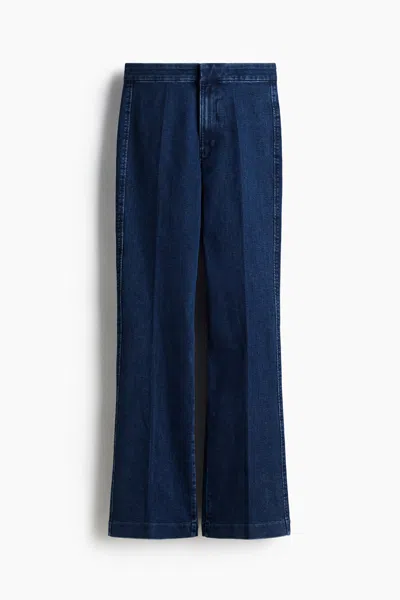 H&m Flared High Jeans In Blue
