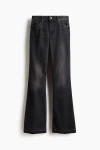 H&m Flared High Jeans In Black