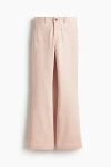 H&m Flared High Jeans In Pink