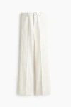 H&m Flared High Jeans In White