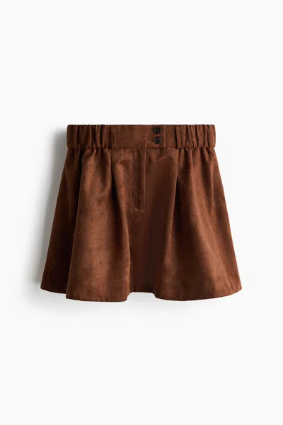 H&m Flared Mini Skirt In Multi
