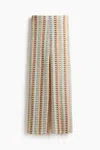 H&m Flared Pull-on Pants In Multi