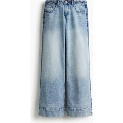 H&m Flared Regular Jeans In Blue