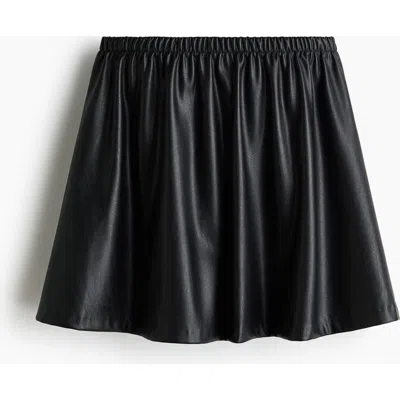 H&m Flared Skirt In Black