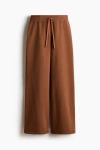 H&m Flared Sweatpants In Brown