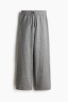 H&m Flared Sweatpants In Gray
