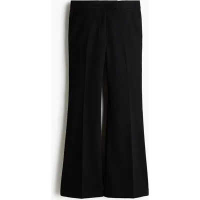 H&m Flared Trousers In Black