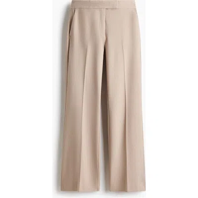 H&m Flared Trousers In Neutral