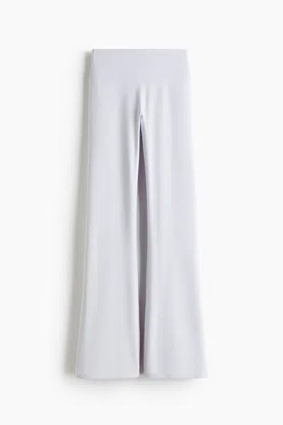 H&m Flared Yoga Leggings With Softmove In White