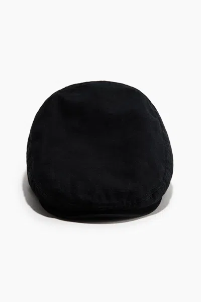 H&m Flat Cap In Black