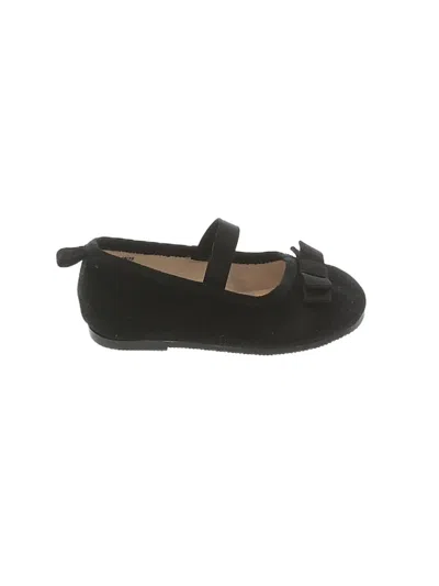 Pre-owned H&m Kids' Flats In Black