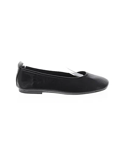 Pre-owned H&m Flats In Black