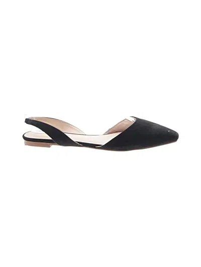 Pre-owned H&m Flats In Black