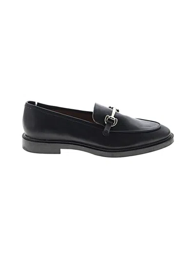 Pre-owned H&m Flats In Black