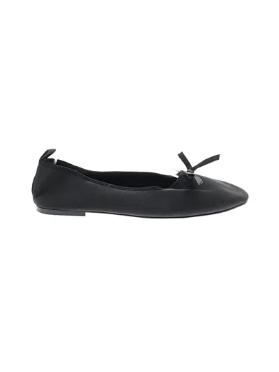 Pre-owned H&m Flats In Black