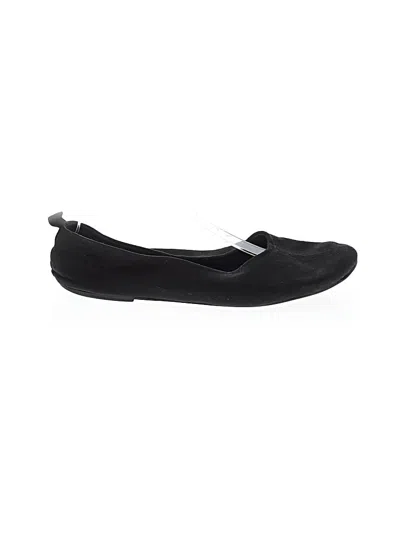Pre-owned H&m Flats In Black