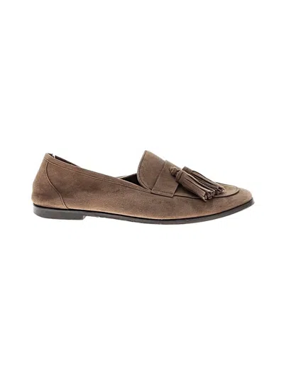 Pre-owned H&m Flats In Brown